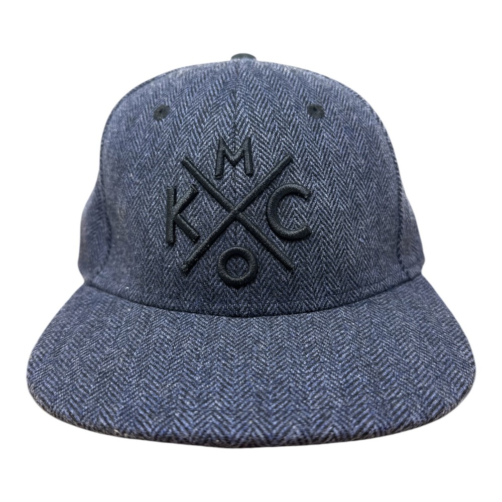 Bunker‎ KCMO Kansas City Missouri Baseball Cap Logo Wool blend Outdoor Preppy